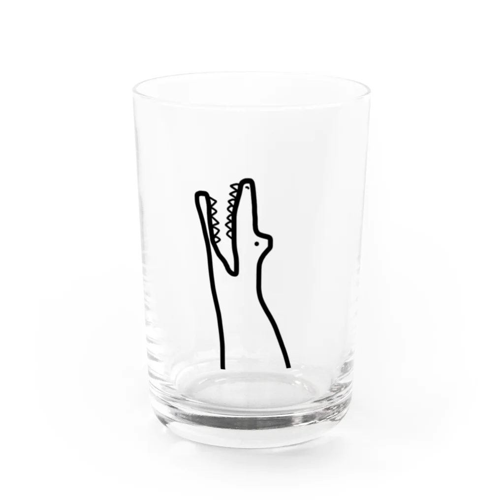 Lanのワニンニ〜 Water Glass :front