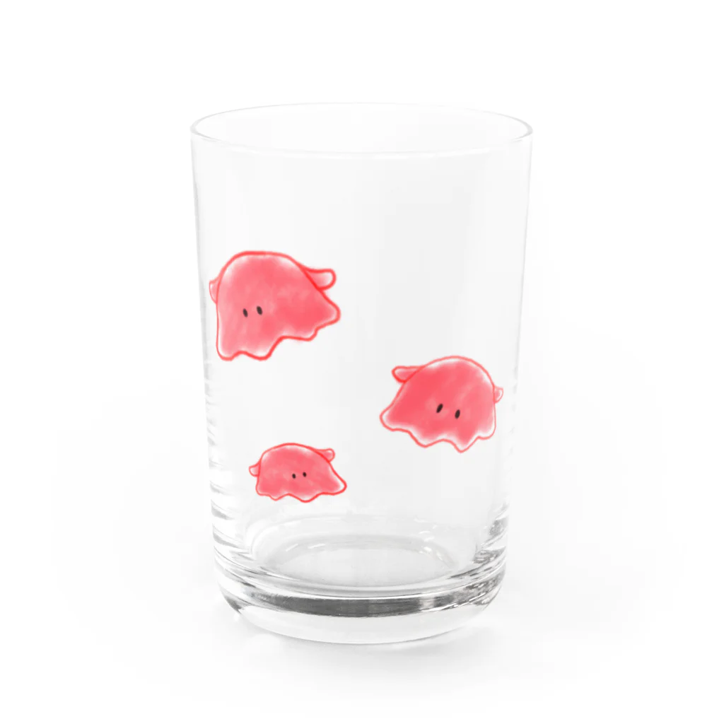 桜の気分屋ショップのメンダコさんの水槽 Water Glass :front