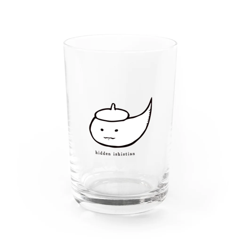 石田意志雄の隠れイシシタン Water Glass :front