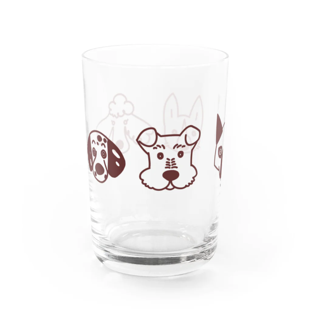 SINOBIのワンワンカップ Water Glass :front