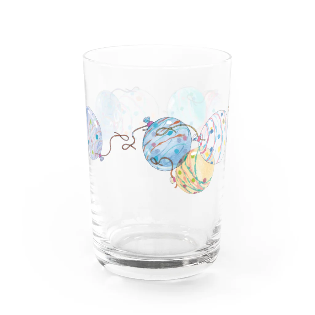 つくも舎の水ヨーヨー Water Glass :front