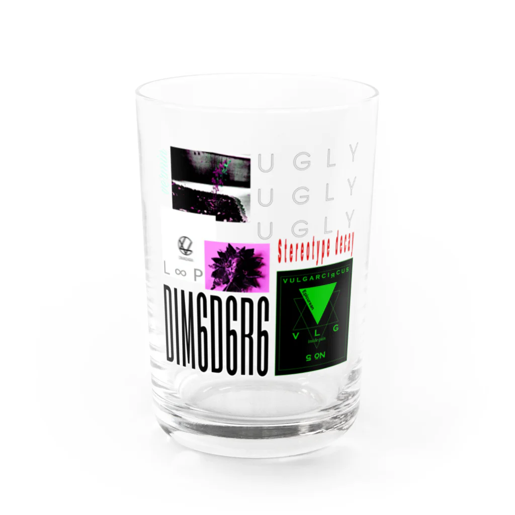 DIMADARA BY VULGAR CIRCUSのL∞P UGLY/DB_08 Water Glass :front