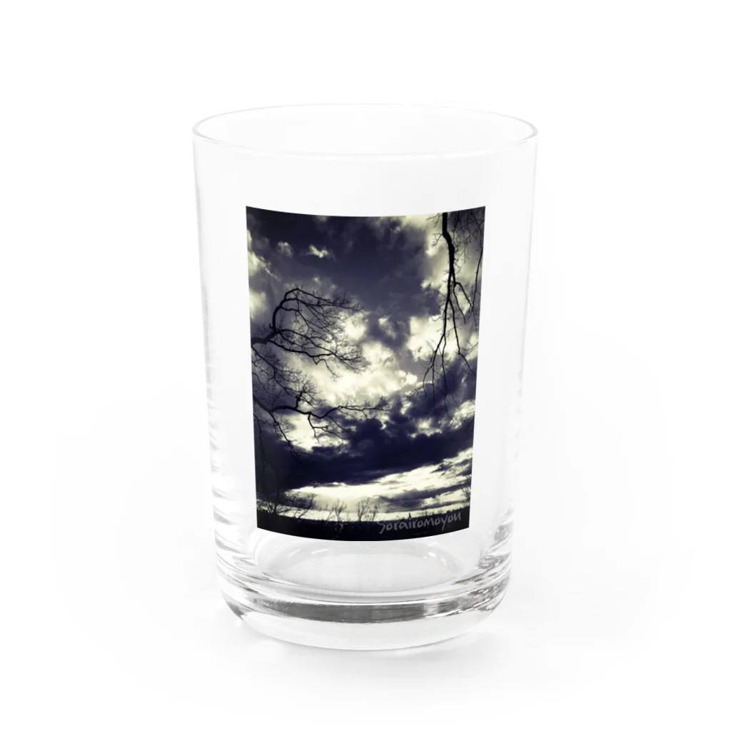 そらいろもようのハイイロセカイⅩ Water Glass :front