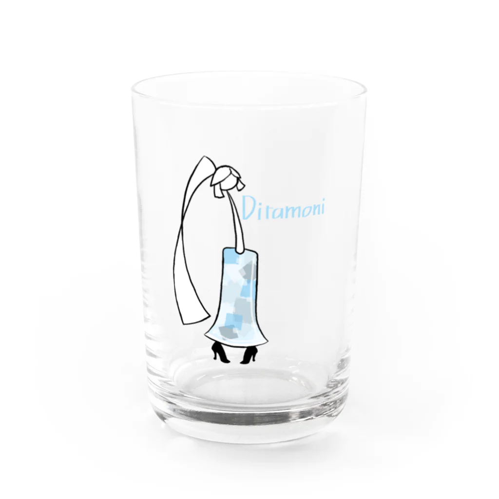 ウサネコのカクテル　ディタモーニ Water Glass :front