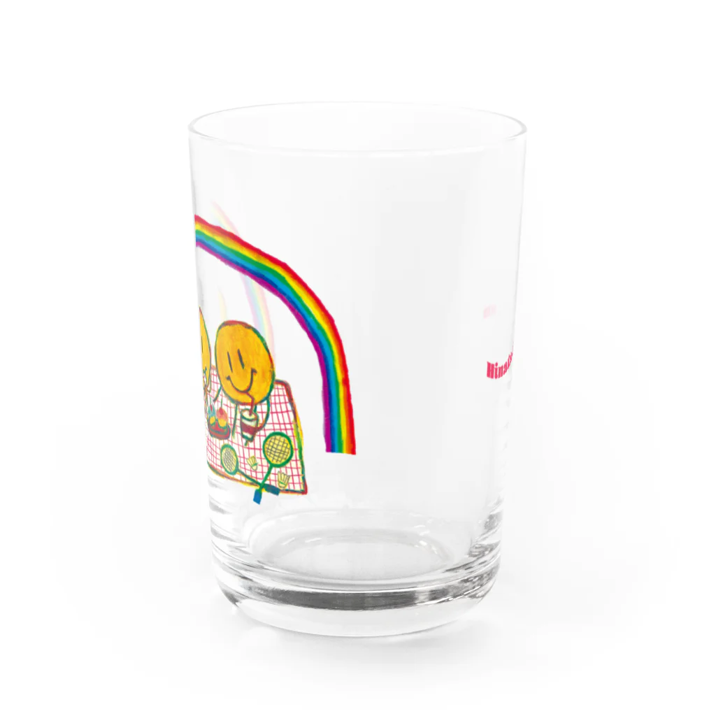 ひなたいようさんのRainbow Picnic Water Glass :front