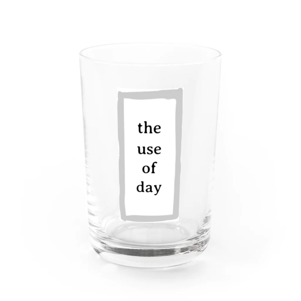 theuseofdayのthe use of day orginal cup グラス前面