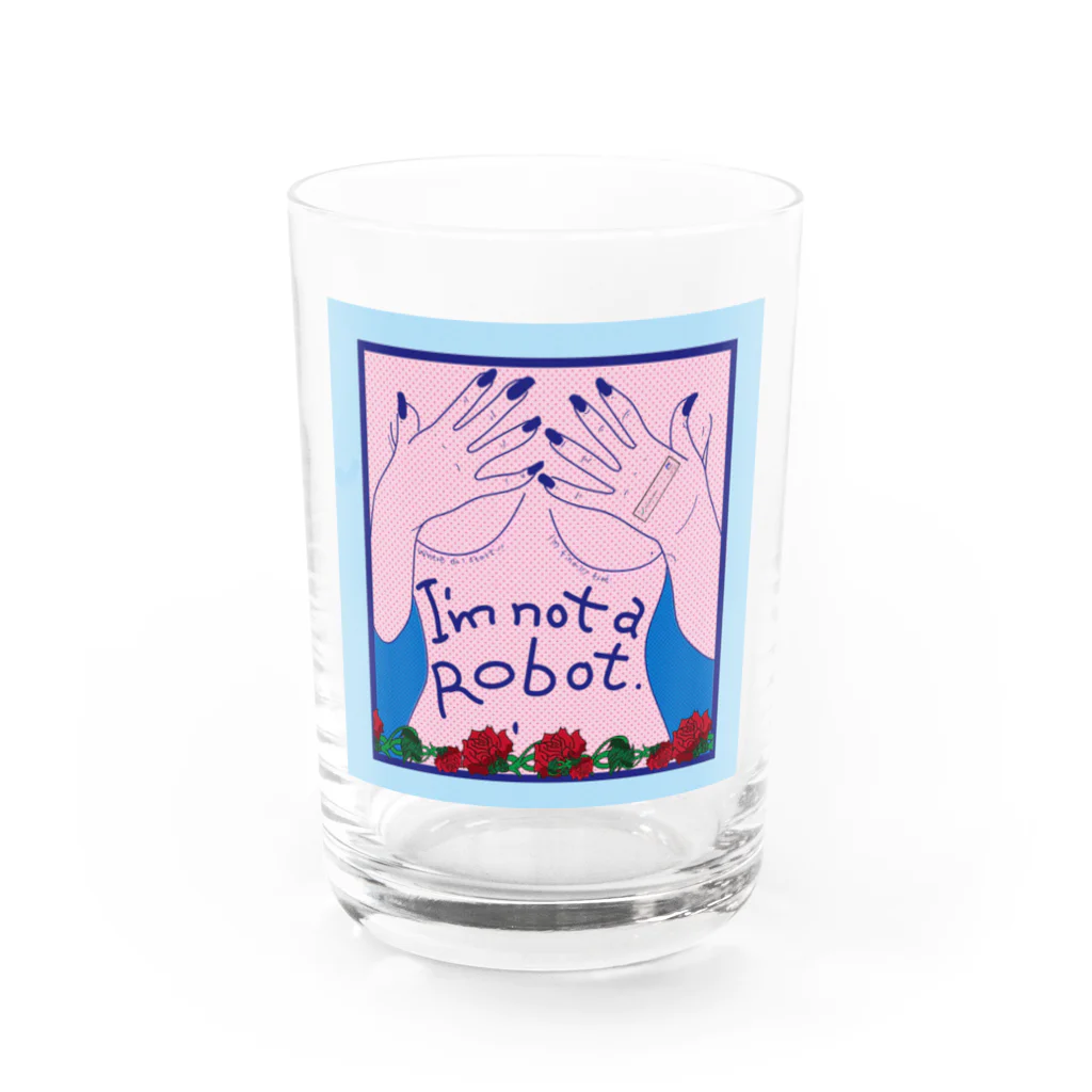 Rina TakahashiのIM NOT A ROBOT Water Glass :front