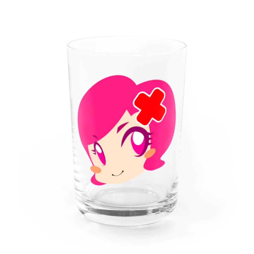 全力回避！コロナちゃん公式ショップの全力回避！コロナちゃん Water Glass :front