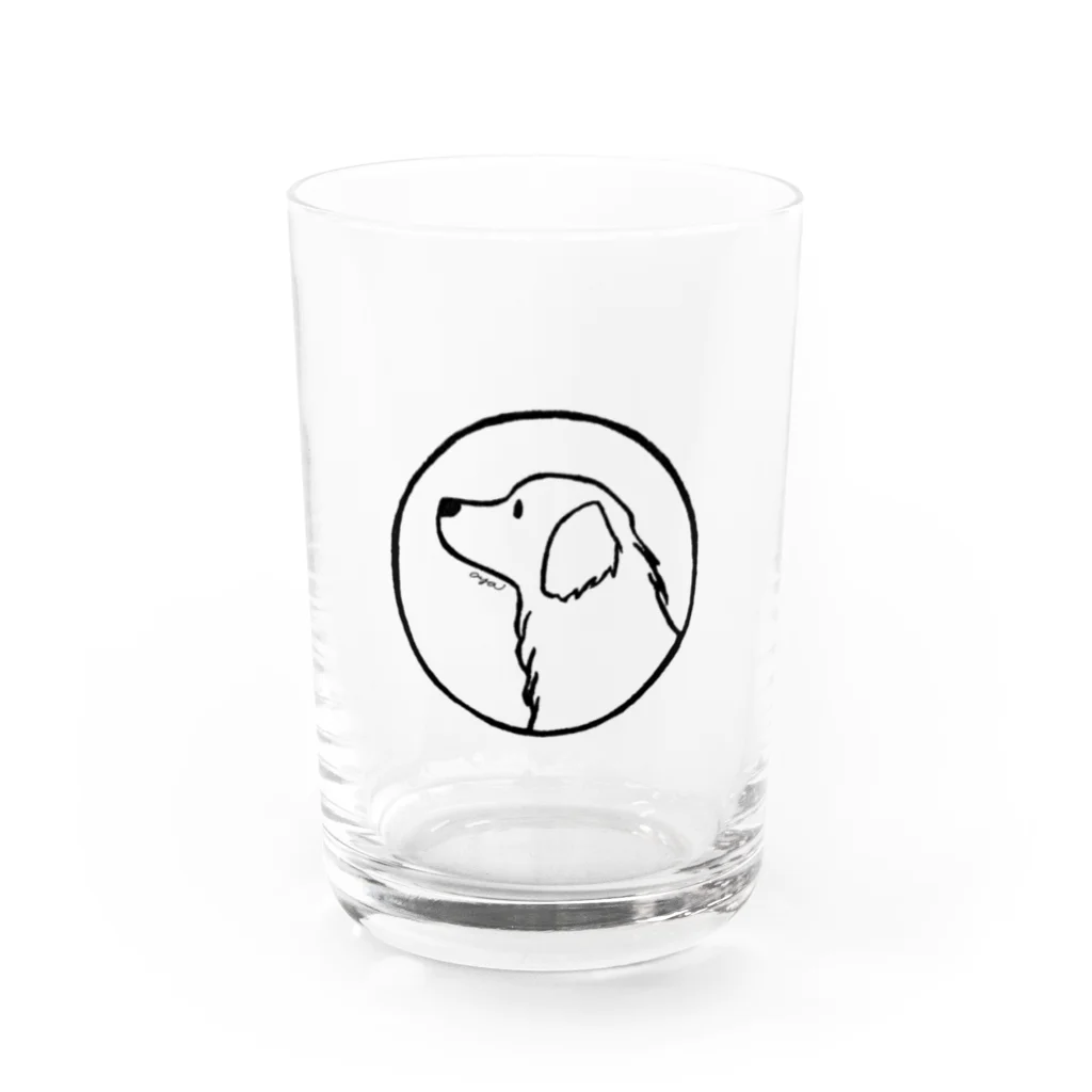 aya1のｺﾞｰﾙﾃﾞﾝ･ﾚﾄﾘｰﾊﾞｰ〈線･円〉 Water Glass :front