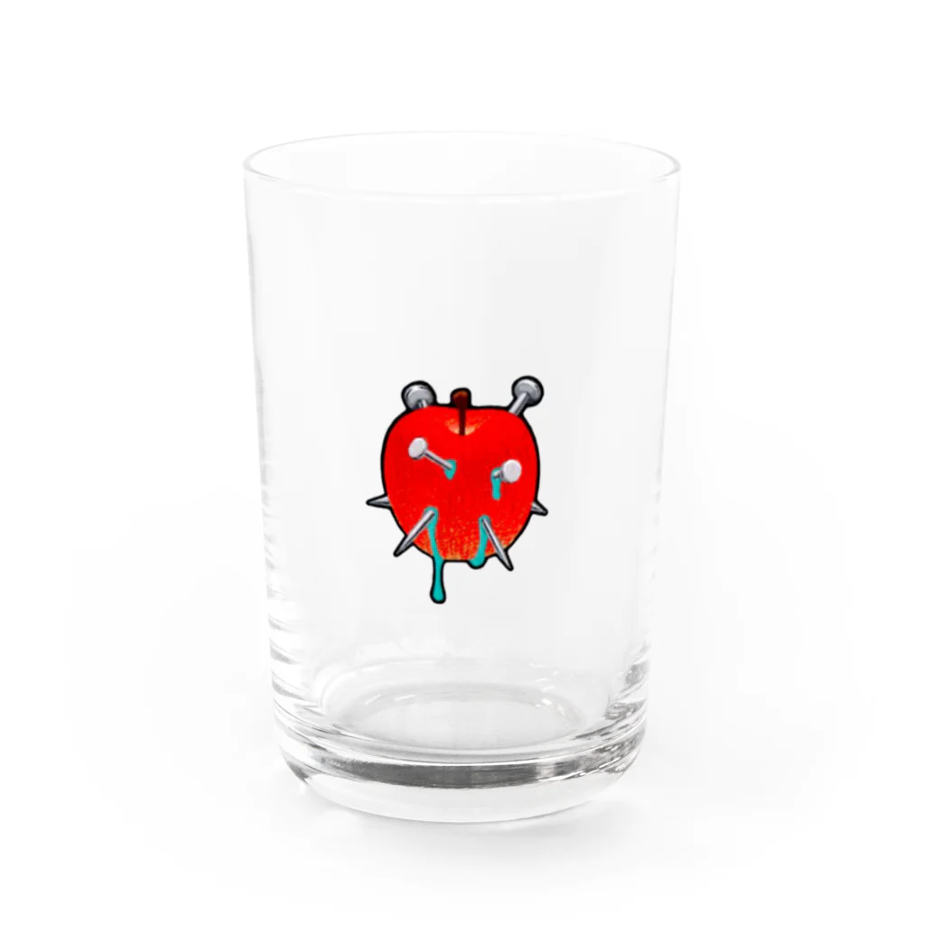 采-aya-の釘林檎 Water Glass :front