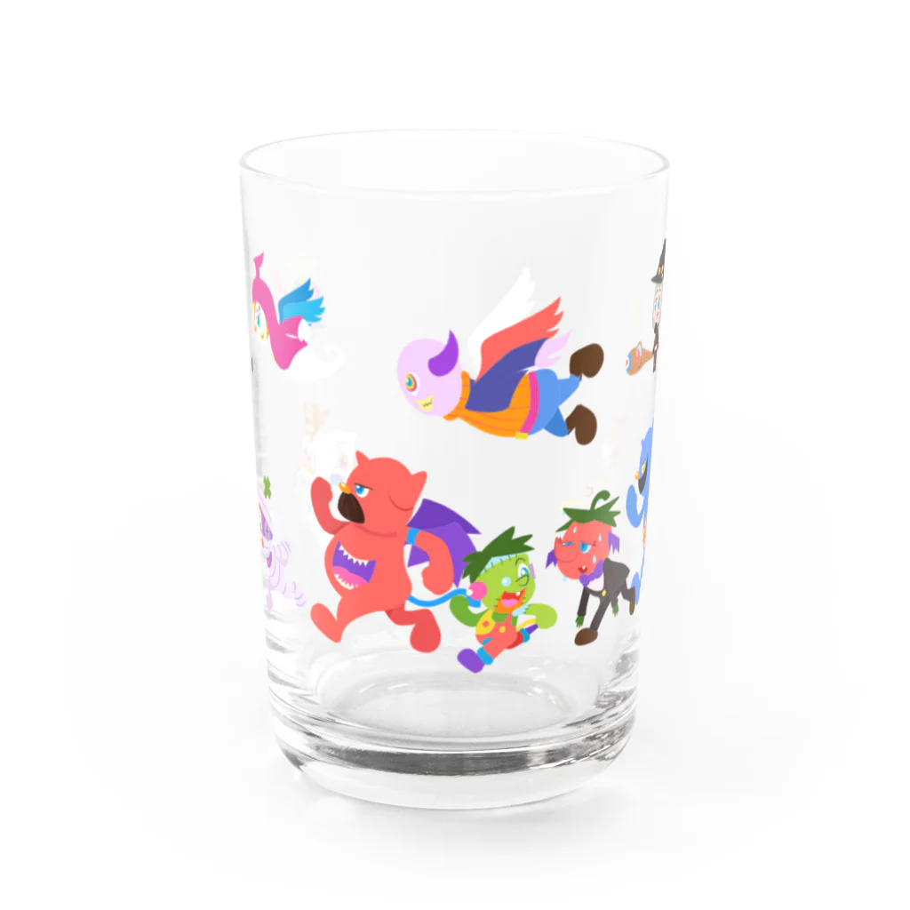 SimbaStudio ShopのRun Run Run Water Glass :front