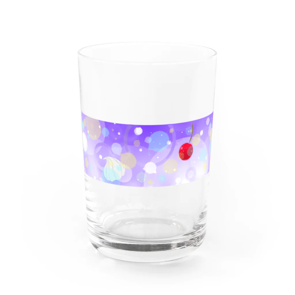 -Meru-のしゅわしゅわしりーず(グレープソーダ) Water Glass :front