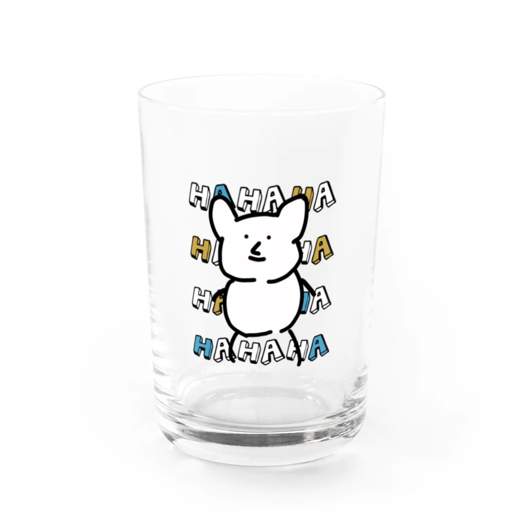 ゆるかわなやつらのめっちゃわらういきもの Water Glass :front