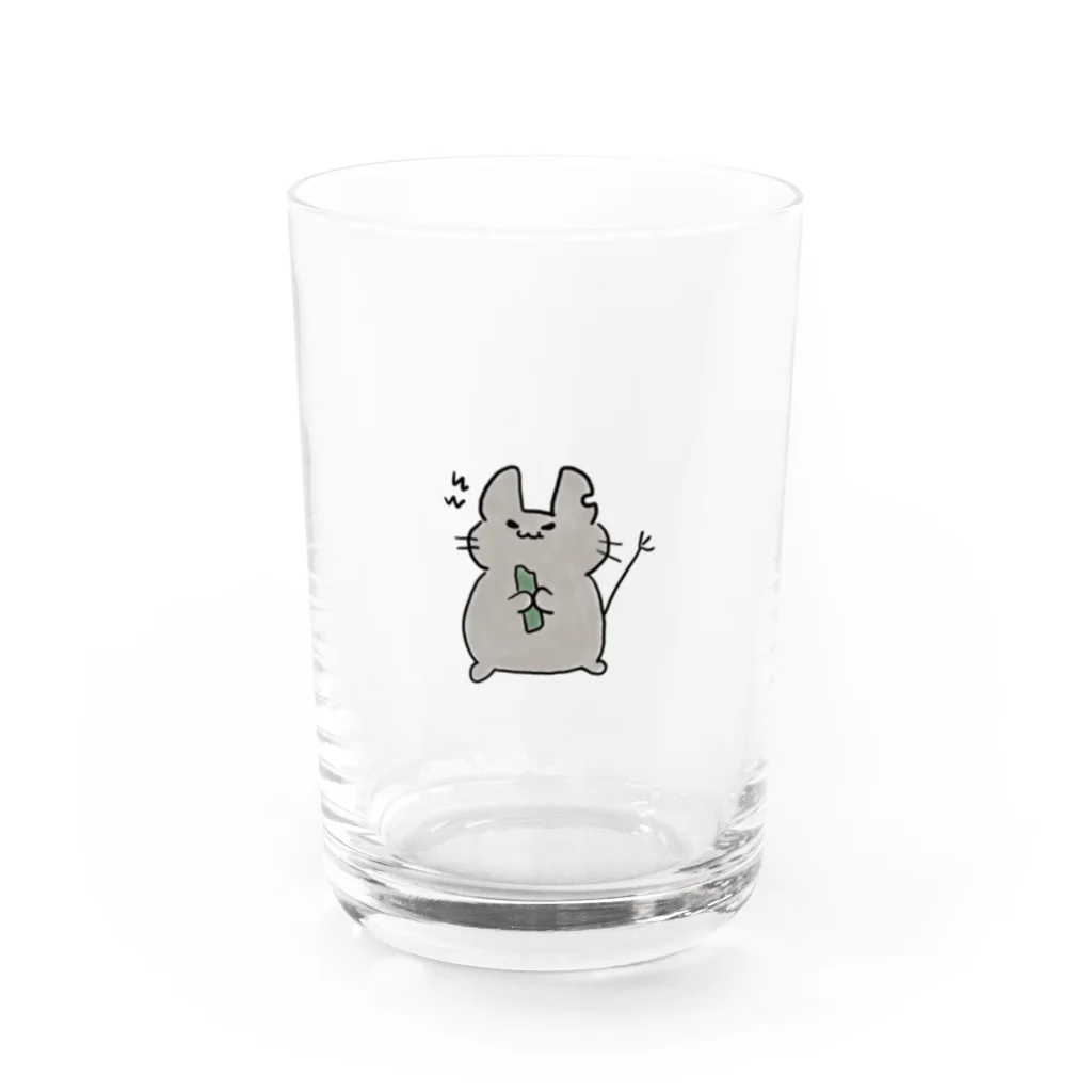 ashqnのもぐもぐデグー Water Glass :front