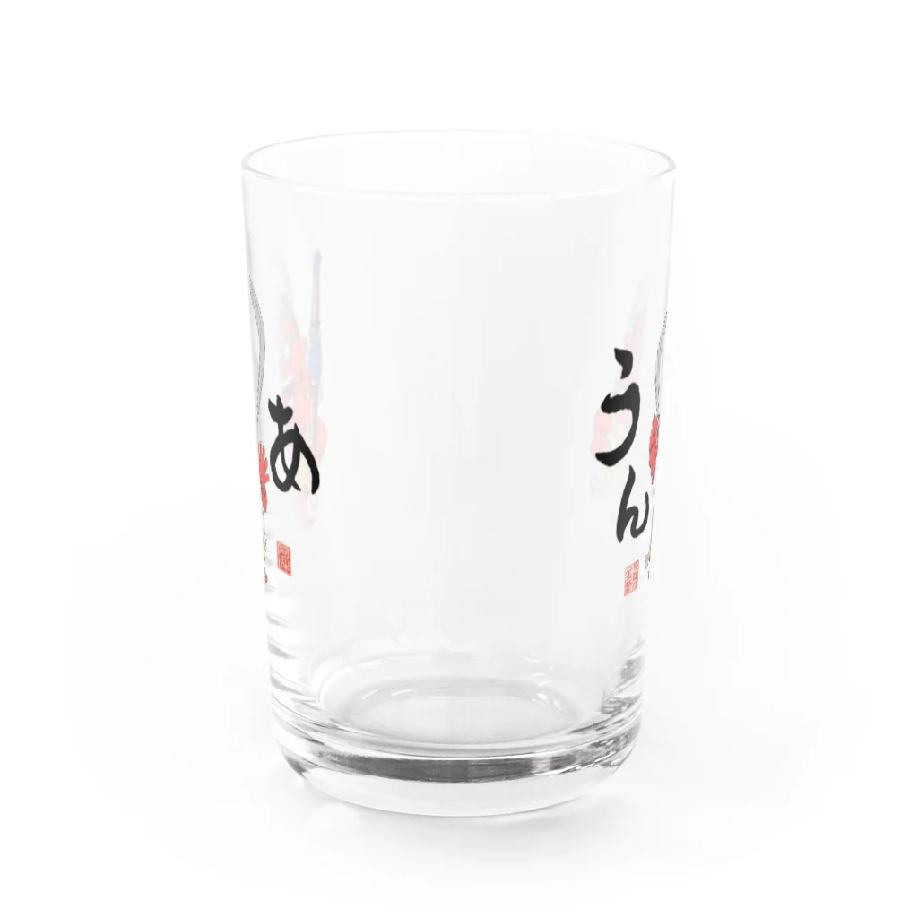 El-Ricoのあうん仁王様 Water Glass :front