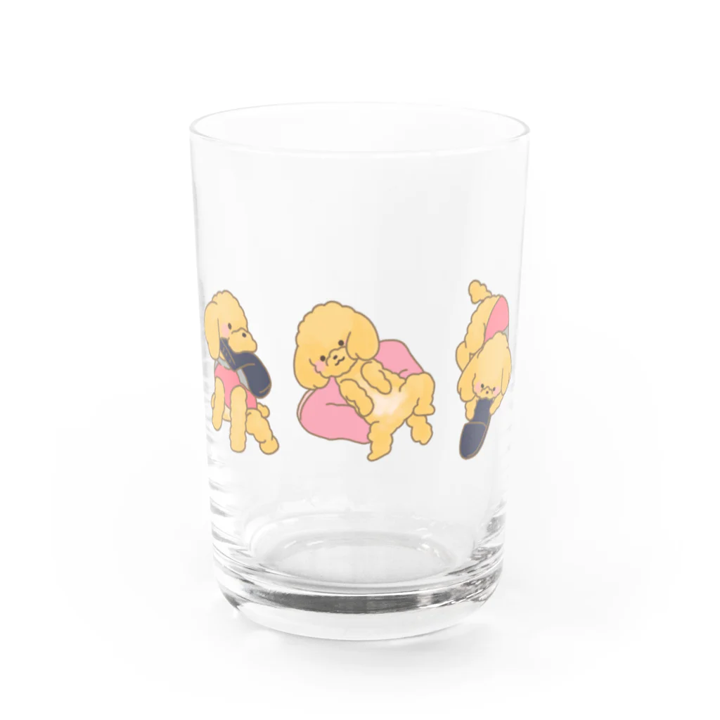 ごうしゃのしょっぷのいろんなわんこ Water Glass :front