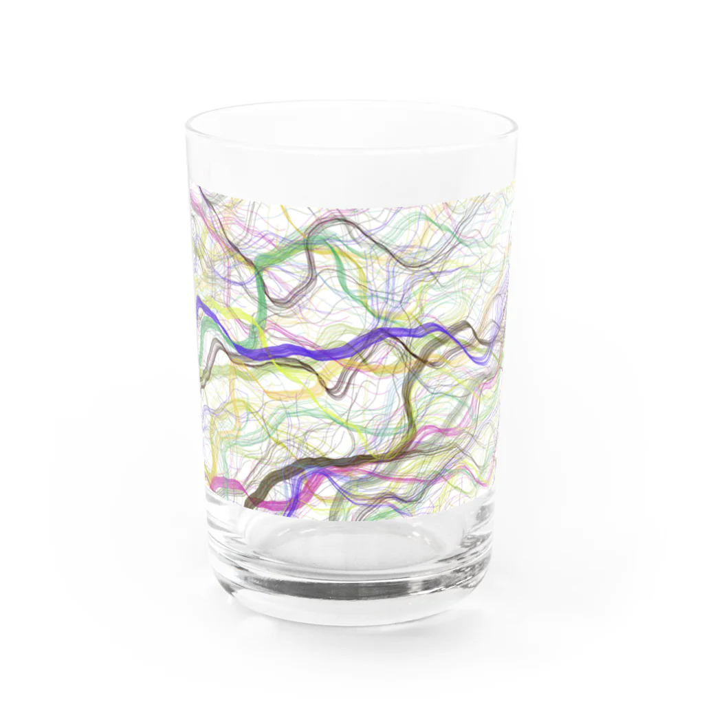 るしわんのNoiseDraw Water Glass :front