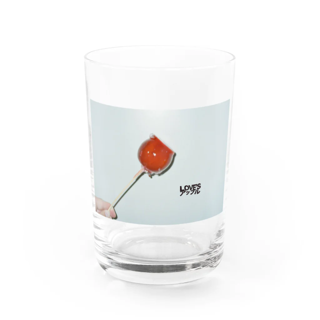 uear___のラブザアップル Water Glass :front