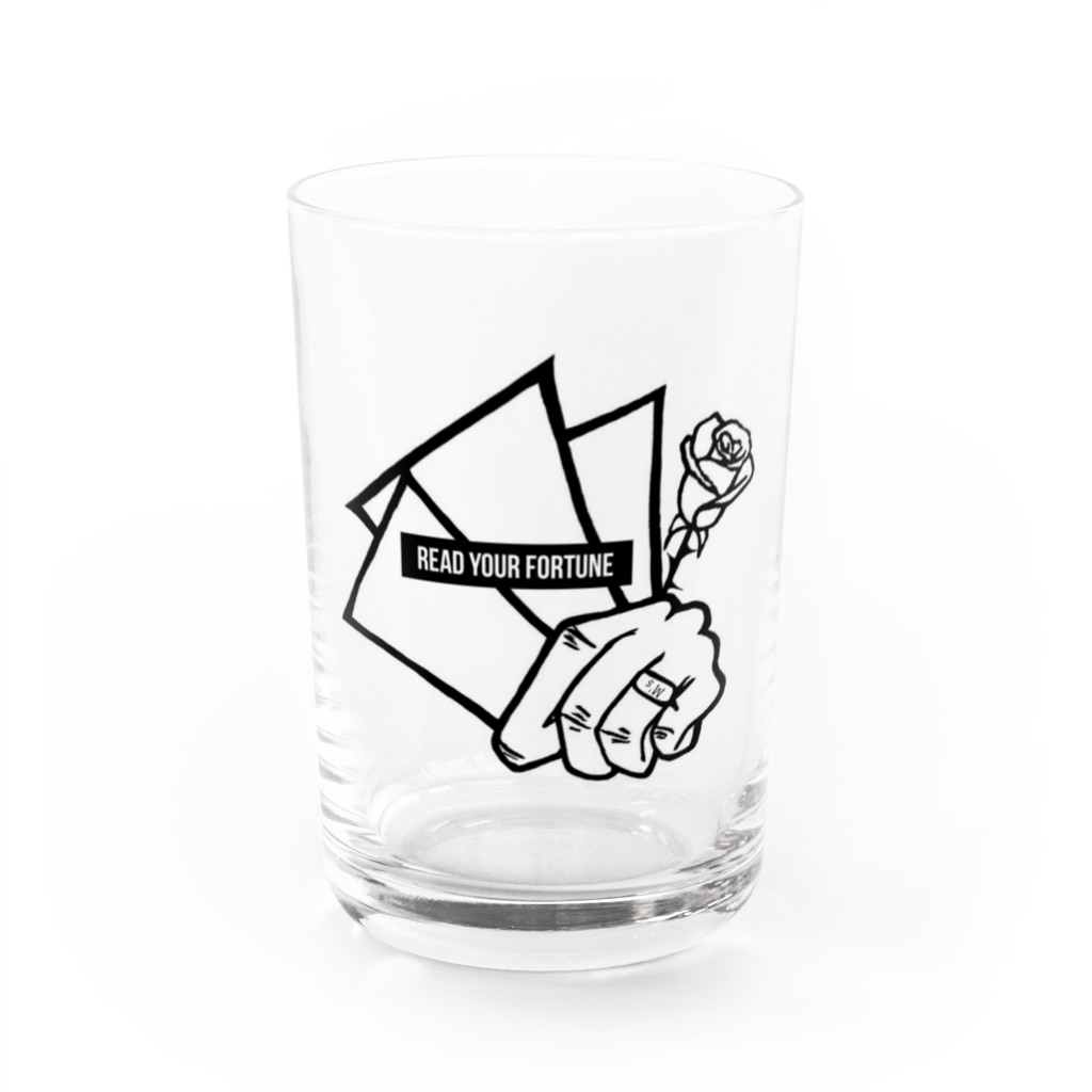 Mrs.MonroeのRead your fortune Water Glass :front