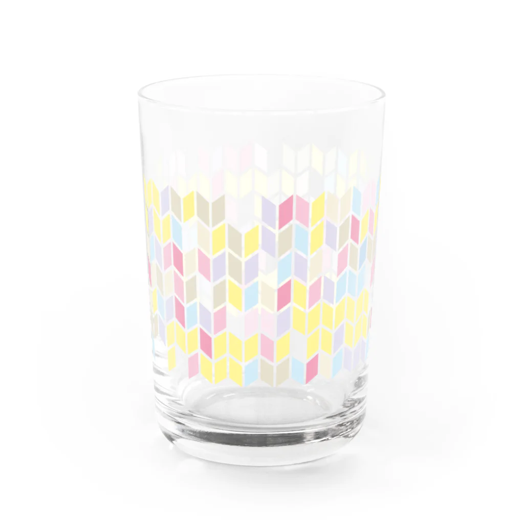 ito_picのyagasuri pink Water Glass :front