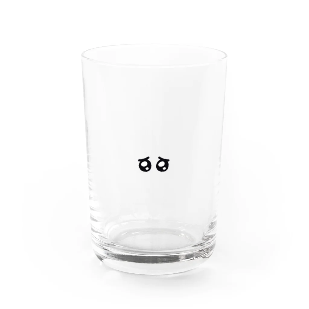 💍綺麗な玉ねぎ💍のぴえんくん Water Glass :front
