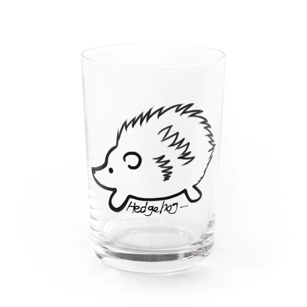 ジャラシウスのハリネズミ（横） Water Glass :front