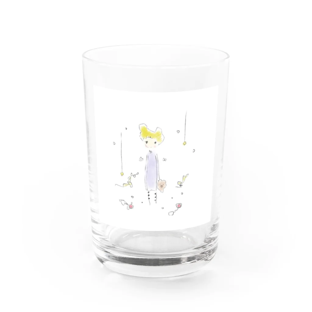 コーラルの天使の子 Water Glass :front