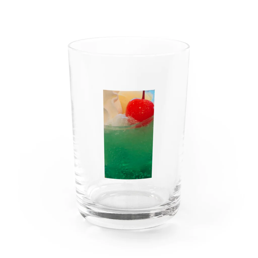 檸檬倶楽部の青緑 Water Glass :front