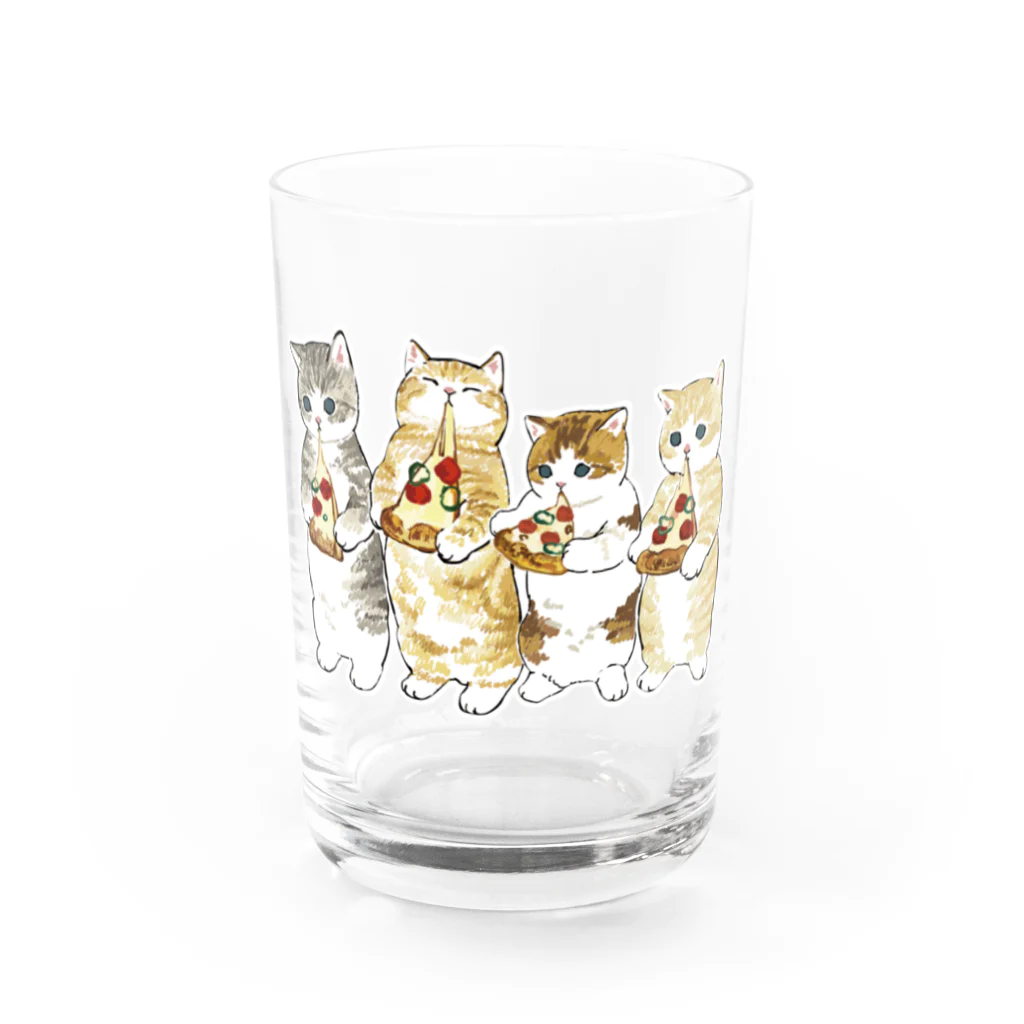 mofusandのみよーんピザ Water Glass :front