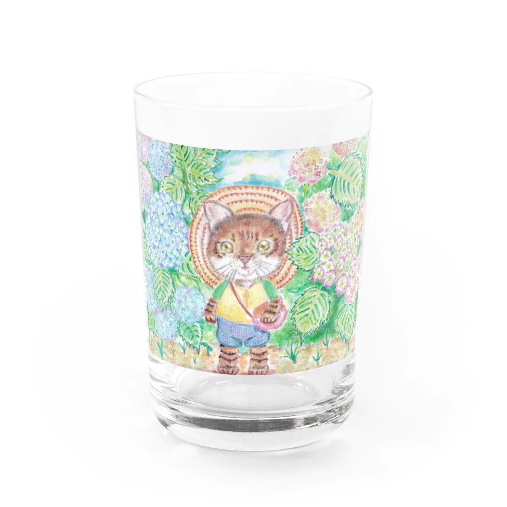 おきらくなまけものの探索 Water Glass :front