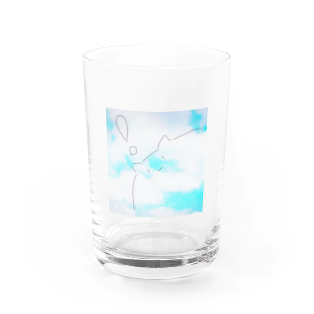 INtoMintのえあねこちゃん Water Glass :front