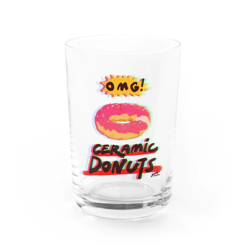 genakのOMG! Ceramic Donuts Water Glass :front