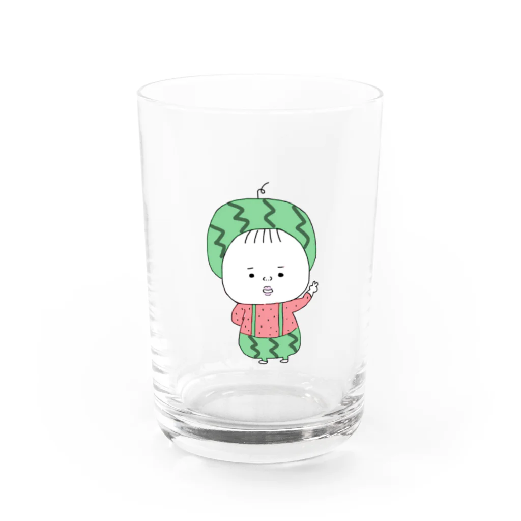 takonoraisuの🍉 す い か × け ん 太 く ん 👦🏻 Water Glass :front