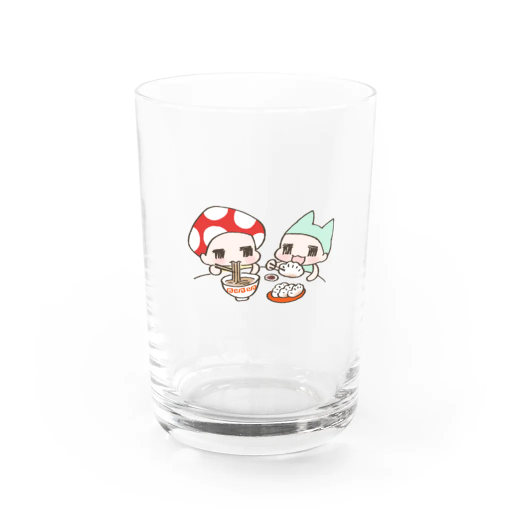 🍓塩野ネリコ🍓のやむやむ Water Glass :front