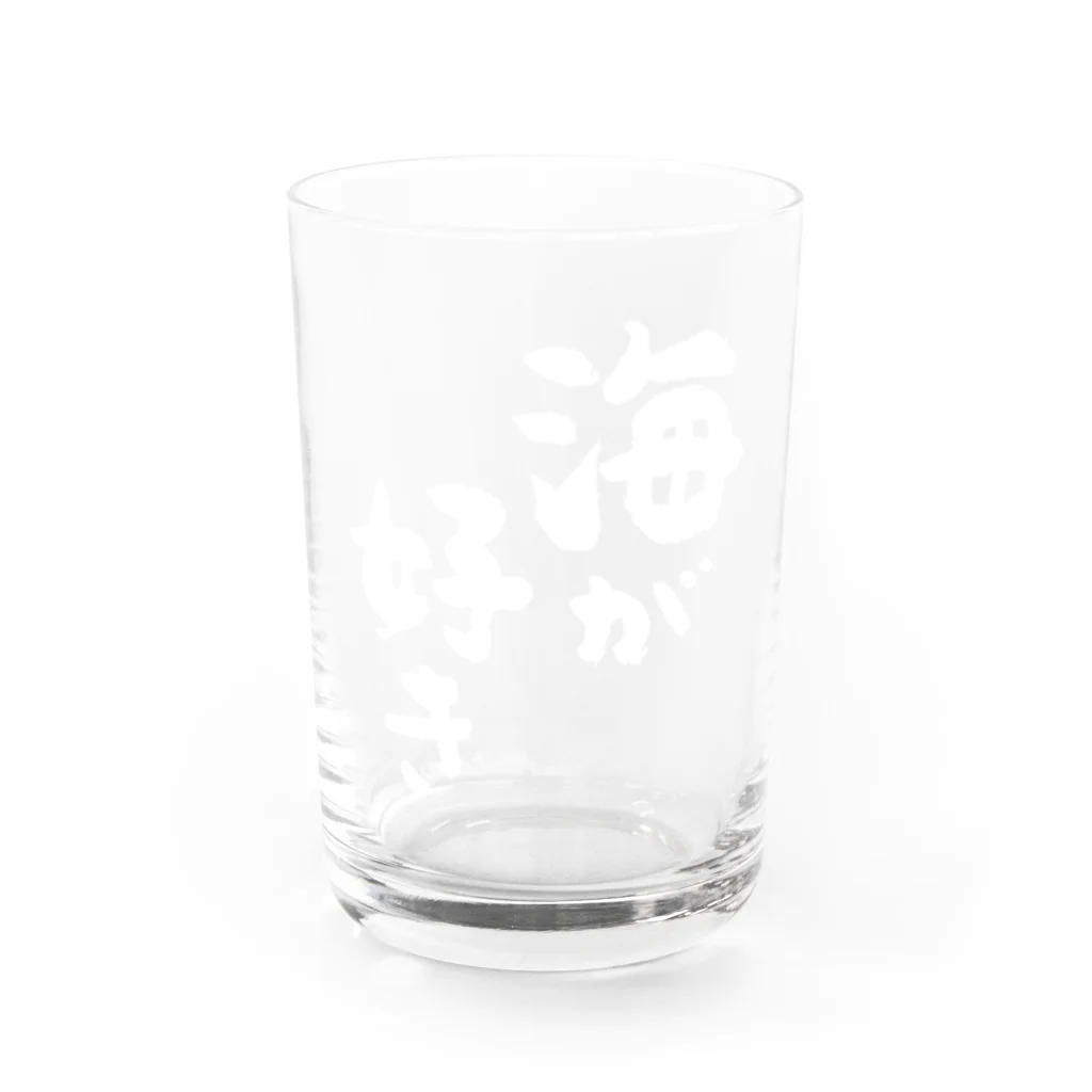 風天工房の海が好き（白） Water Glass :front