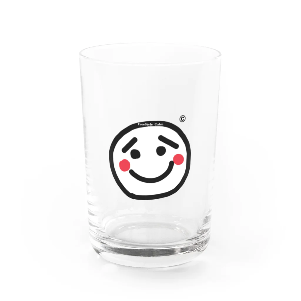 カームちゃんねるのカームくん Water Glass :front