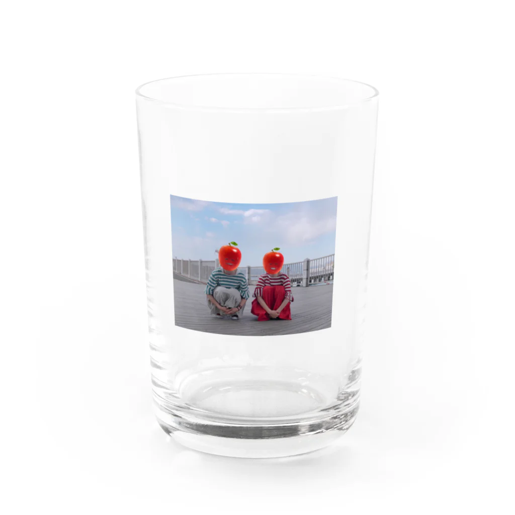 honapiyooooのあおもりんご Water Glass :front