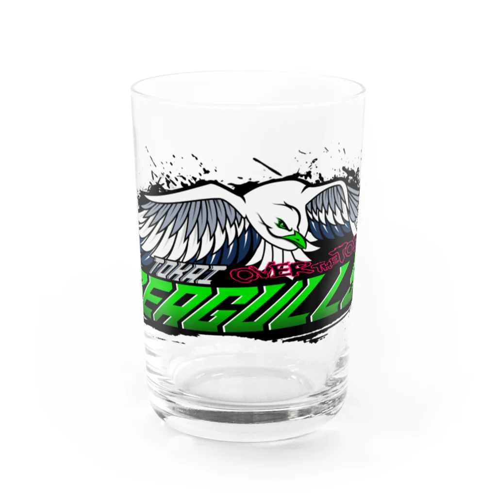 PB.Designsの東海シーガルズ Over The Top 公認 Water Glass :front