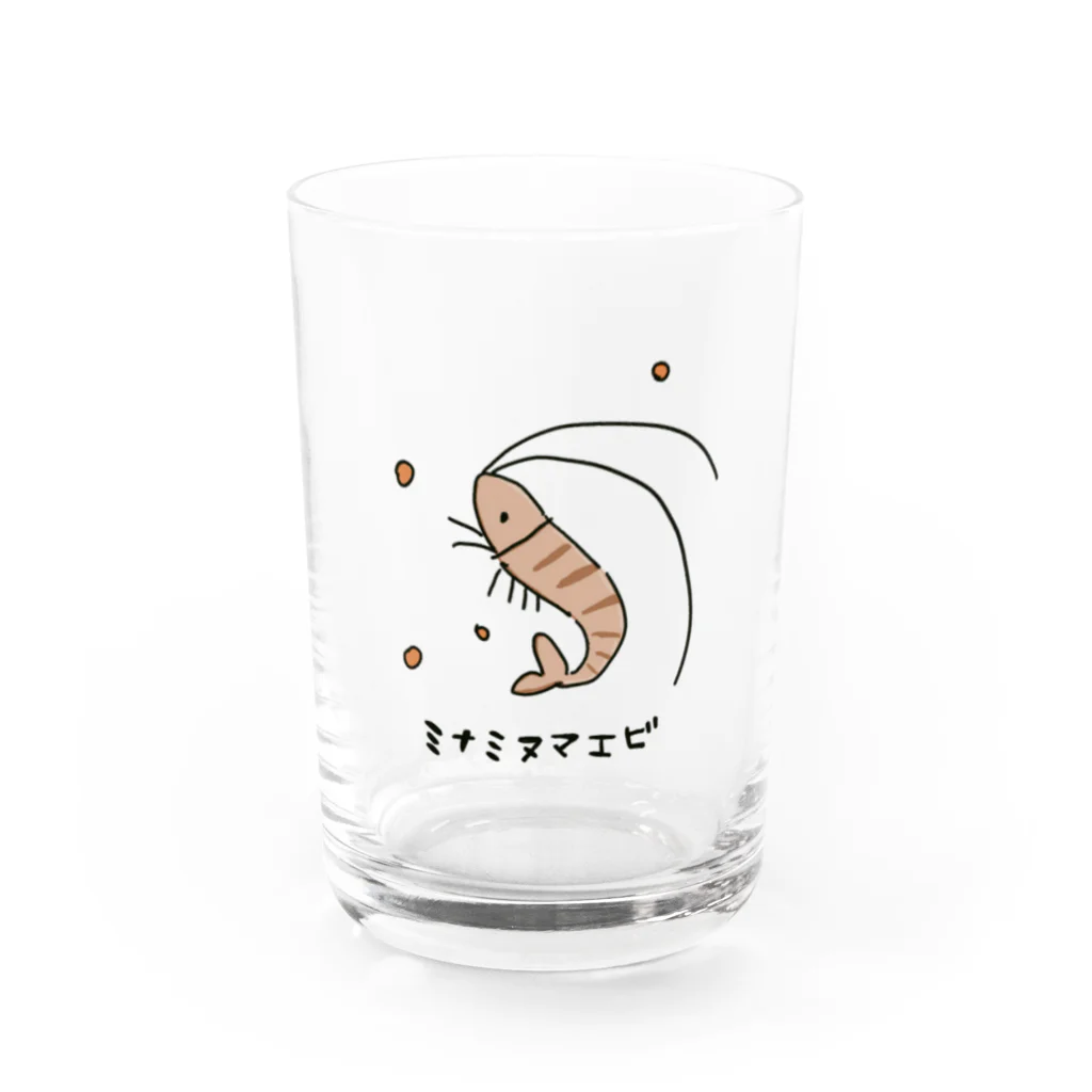 senbaku商店のミナミヌマエビ Water Glass :front