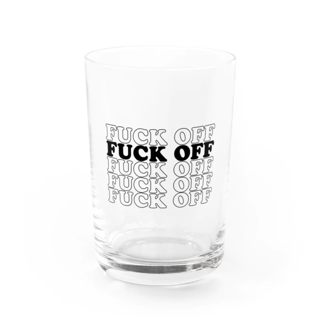 NIPPON DESIGNのFUCK OFF Water Glass :front