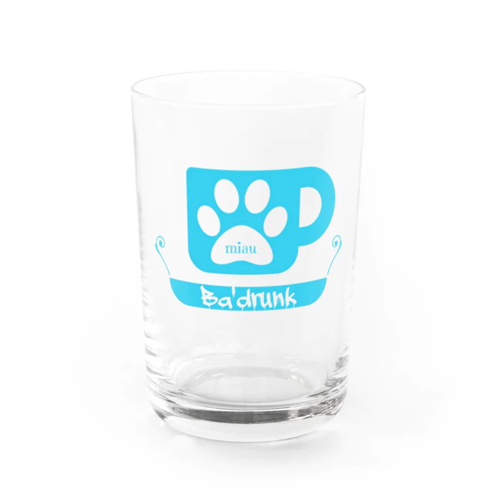 Ba'drunkのBa'drunk for Boys ロゴ Water Glass :front