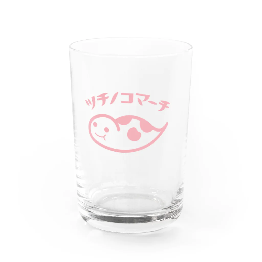 ツチノコマーチのツチノコちゃん★ピンク★ Water Glass :front