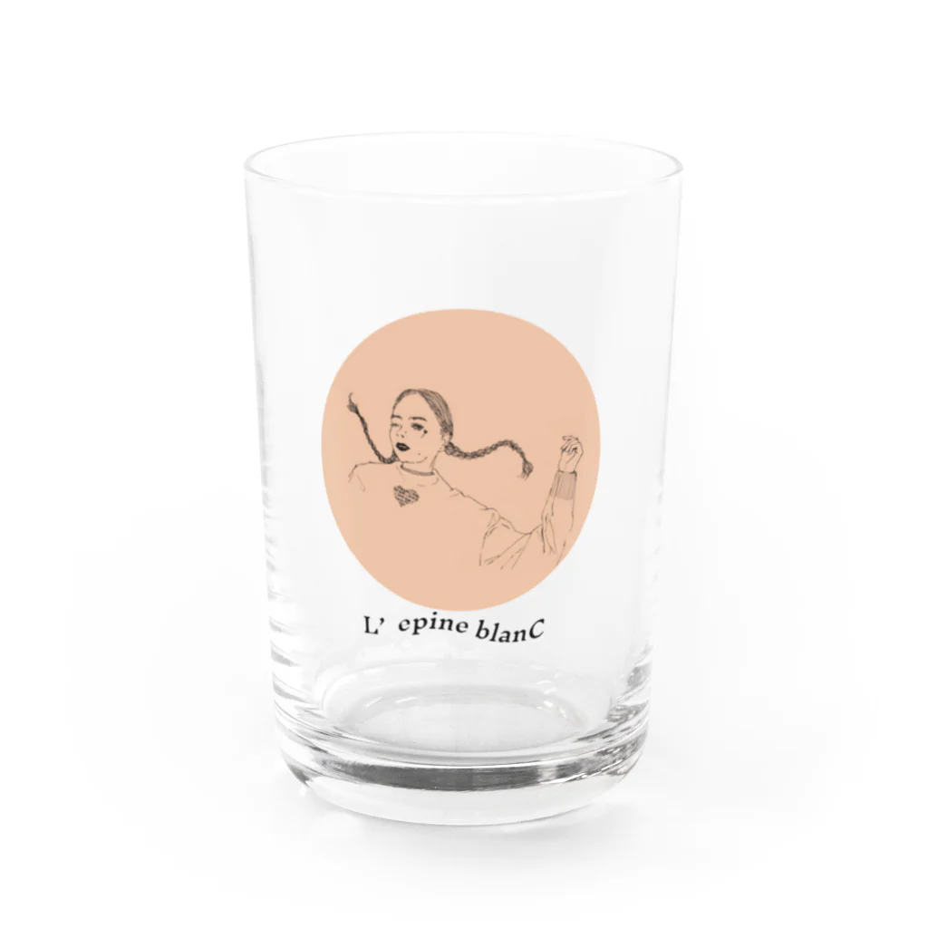 L’ epine blanCのＬａｚｙｙｙｙ Water Glass :front