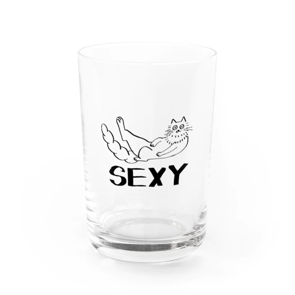 萩尾 麻衣のSEXYメイさん Water Glass :front