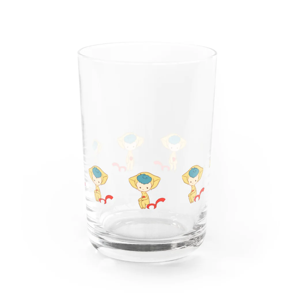 えけおのうちゅうねこ Water Glass :front