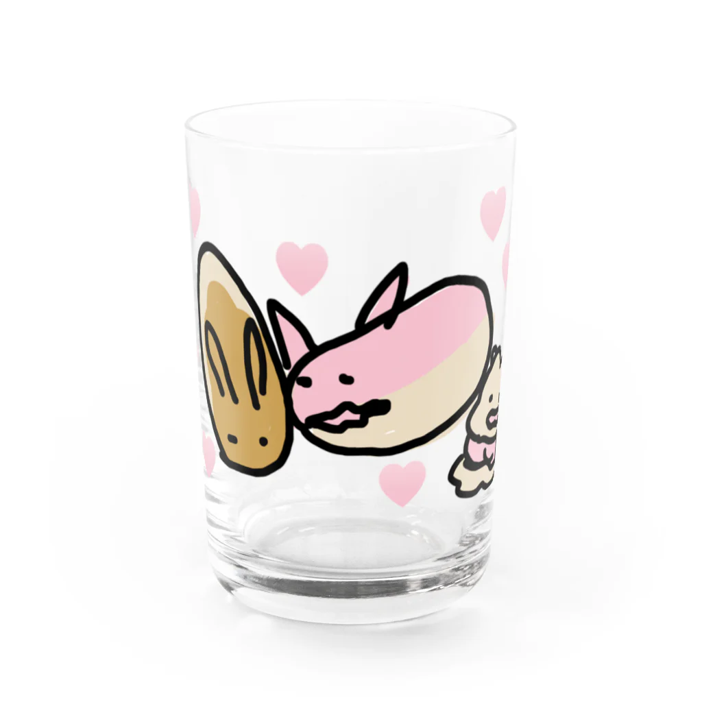 ダイナマイト87ねこ大商会のホワイトデー Water Glass :front