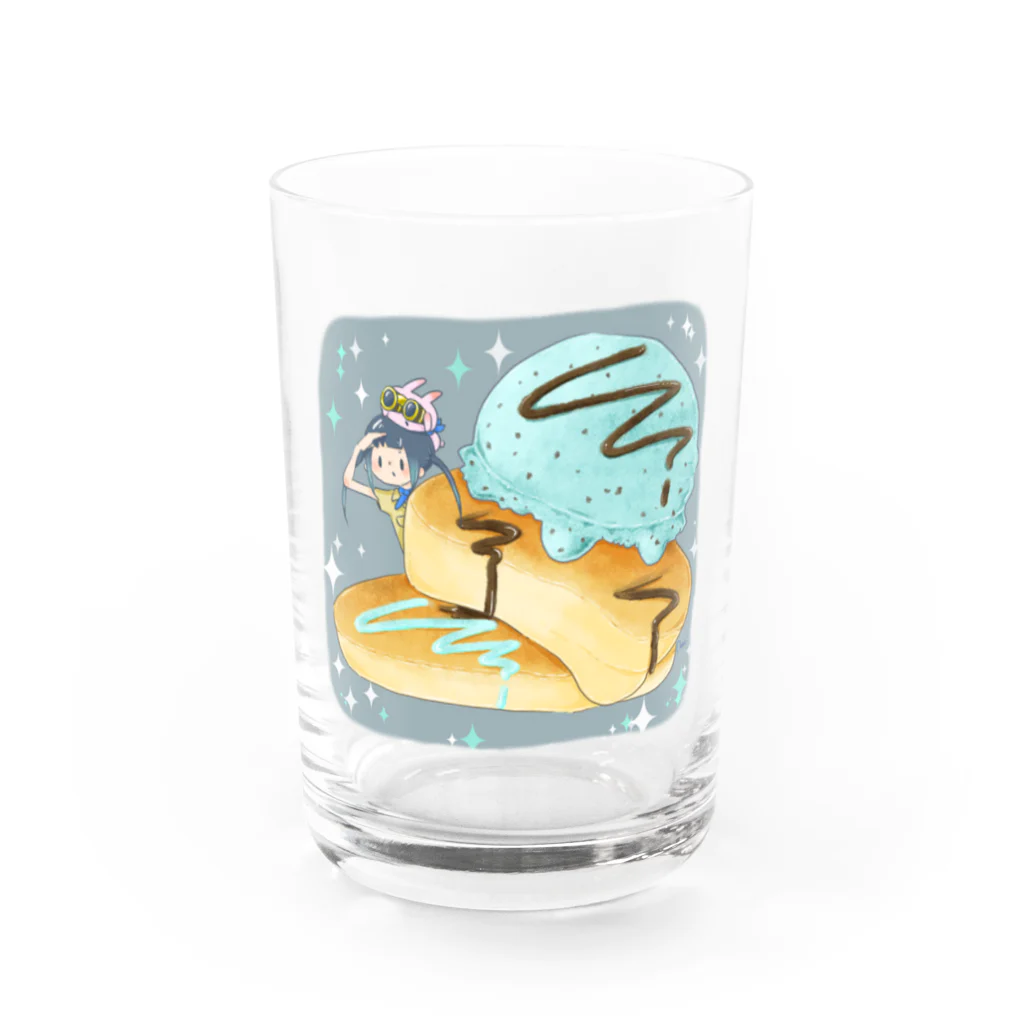 ねぎの宝探し！ Water Glass :front