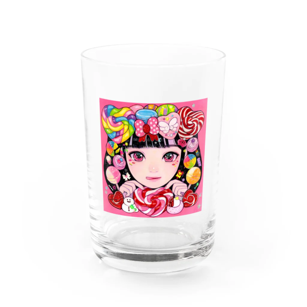 巽千沙都のろりちゃん Water Glass :front