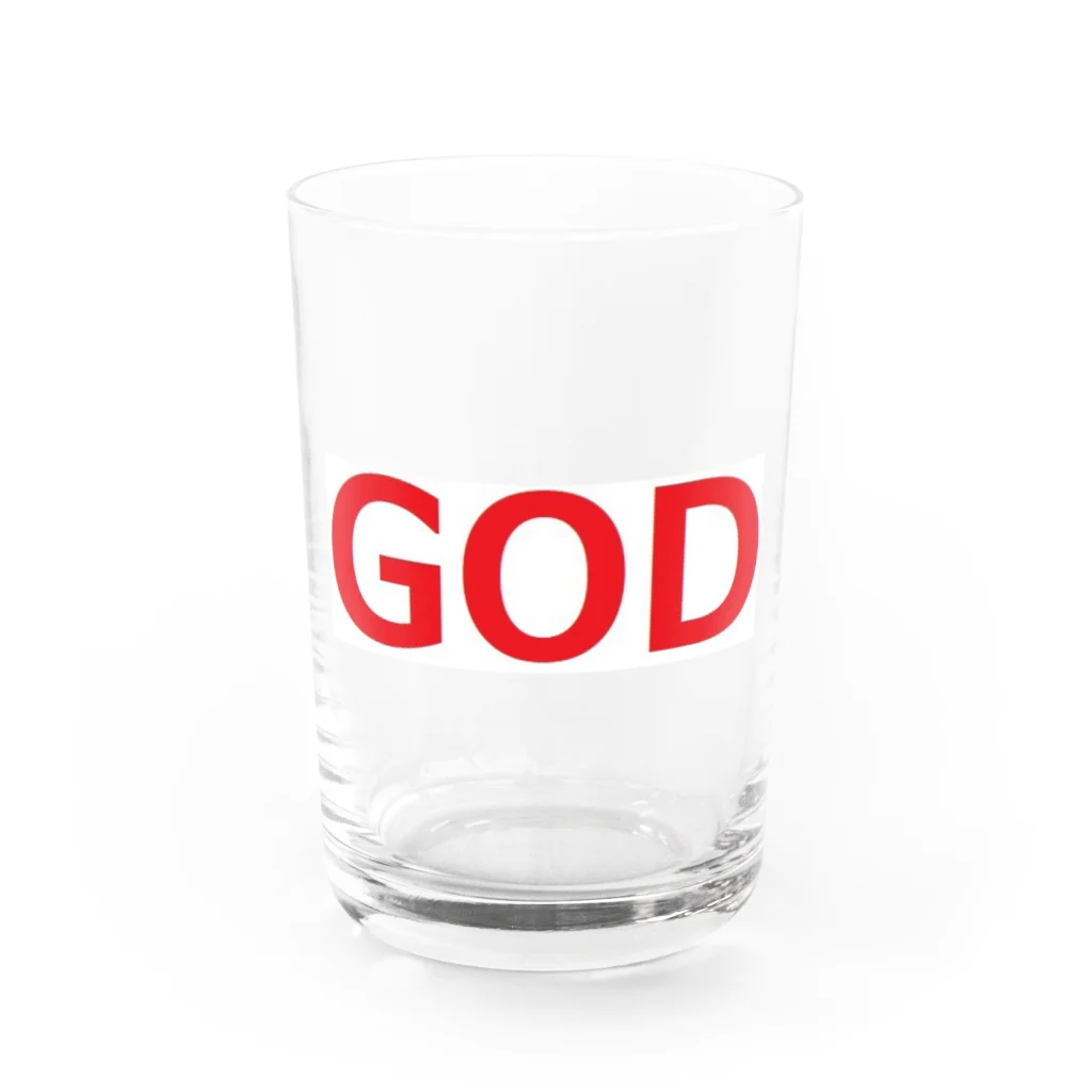 アメリカンベース のGOD 神様 Water Glass :front