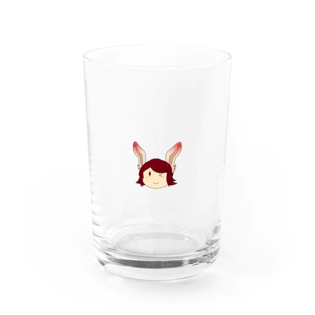 本日も晴天なりの燈黎 Water Glass :front